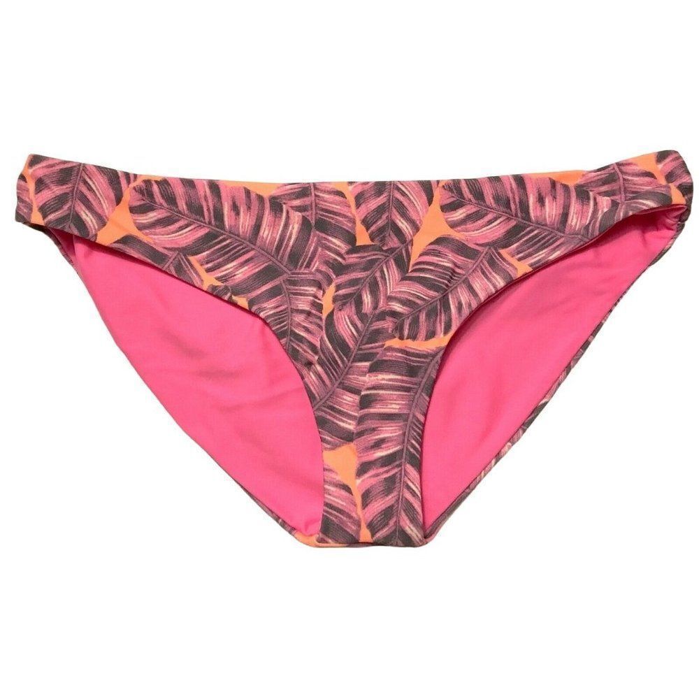 Mandalay Palm Leaf Print Hipster Bikini Bottom Size XL NEW